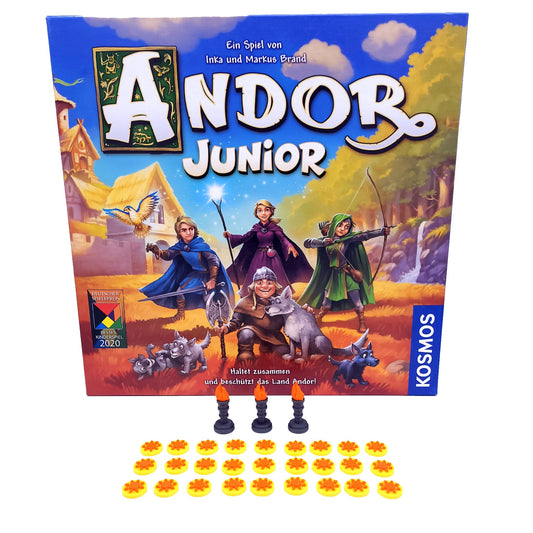 Andor Junior Sonnentoken und Fackeln