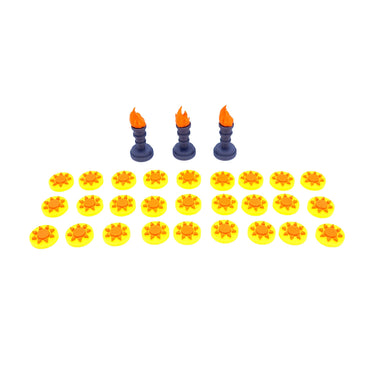 Andor Junior Sonnentoken und Fackeln