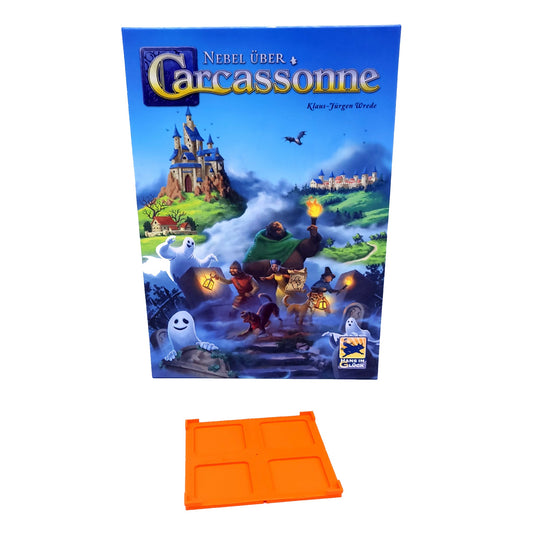 Nebel über Carcassonne Gitteraufsatz