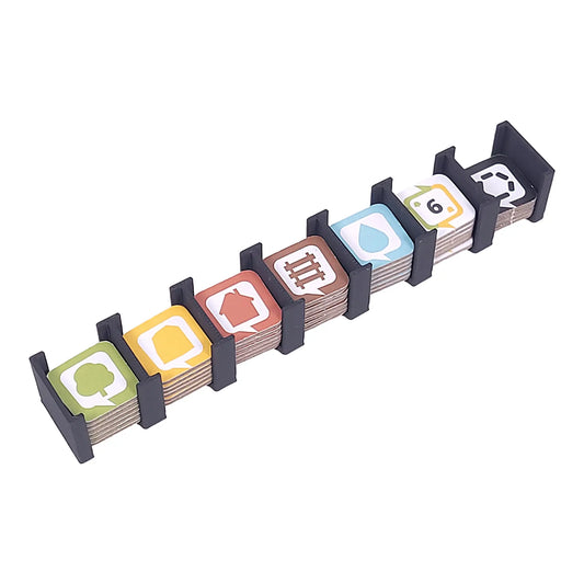 3D-gedruckter Auftragskartenhalter für Dorfromantik Brettspiel