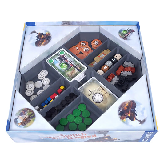 Einsatz für Switch & Signal – Organizer für Brettspielbox