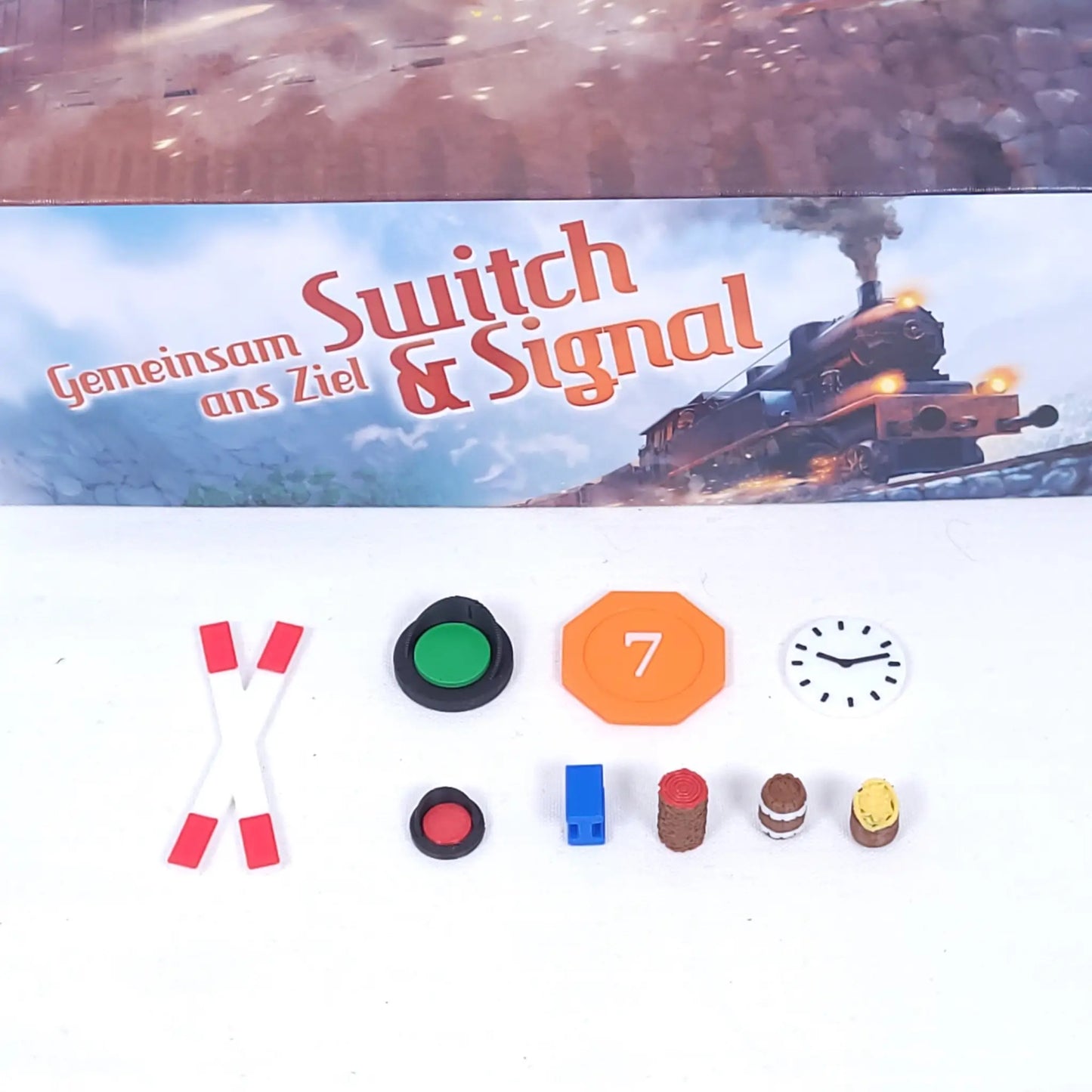 3D-gedrucktes Spielzubehör und Token Upgrades passend für Switch & Signal