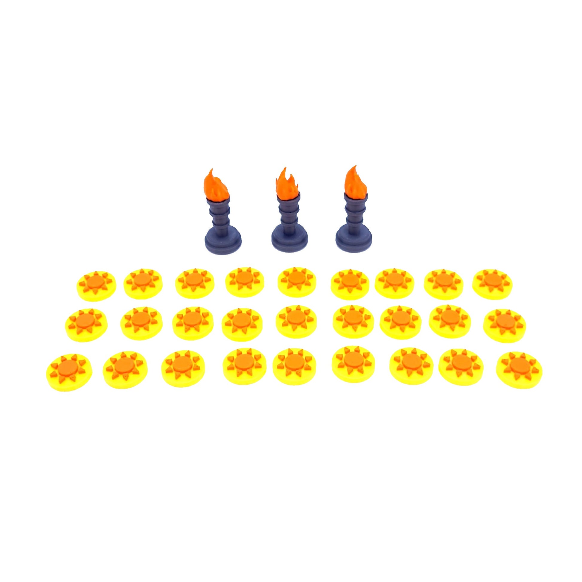 Andor Junior Sonnentoken und Fackeln