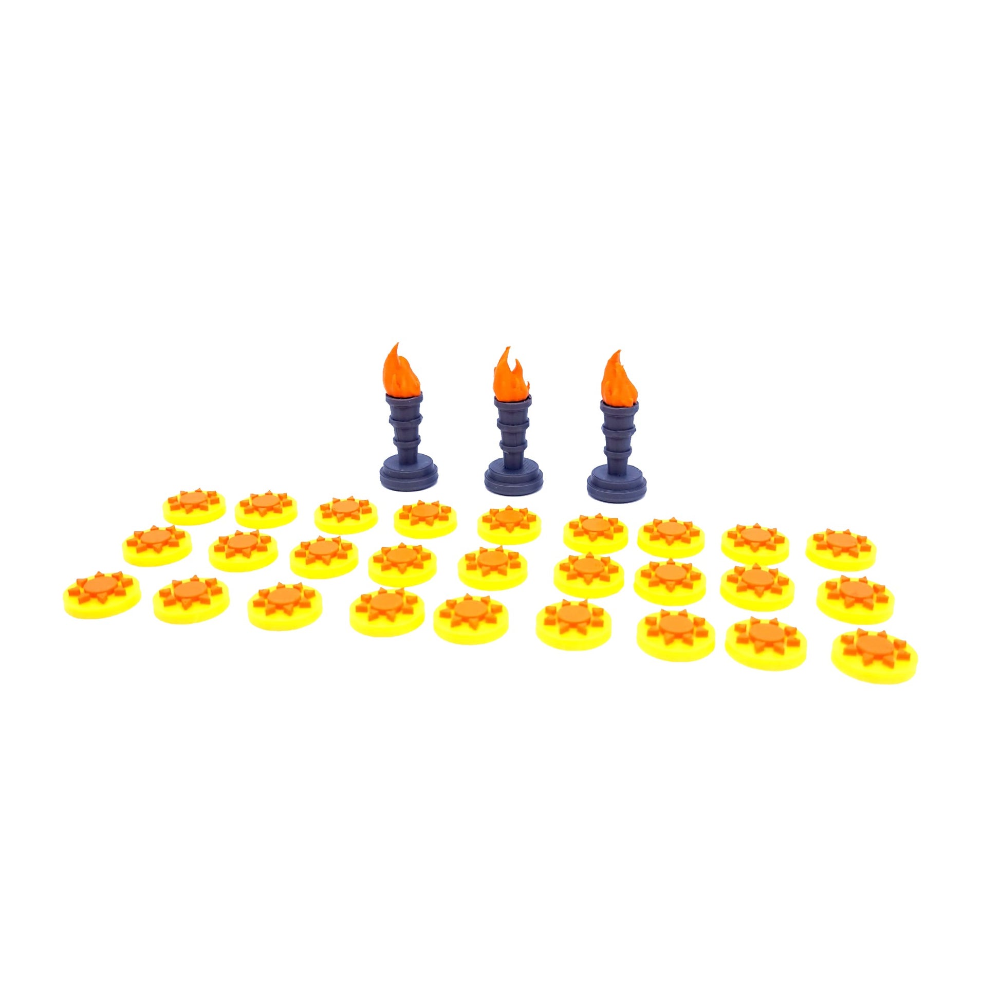 Andor Junior Sonnentoken und Fackeln