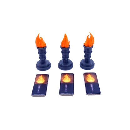 Andor Junior Sonnentoken und Fackeln