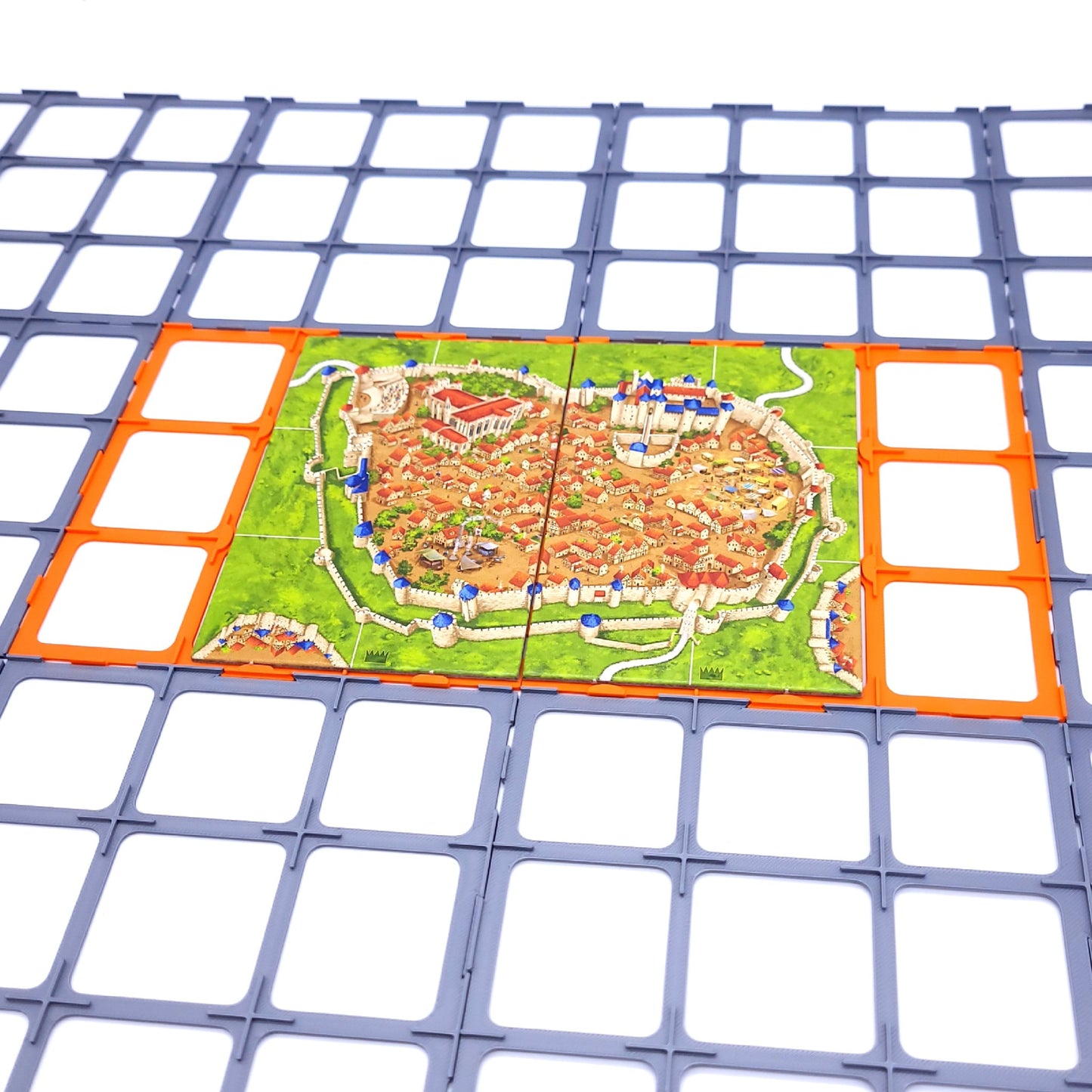 Carcassonne Startgitter fuer Graf, Koenig und Konsorten
