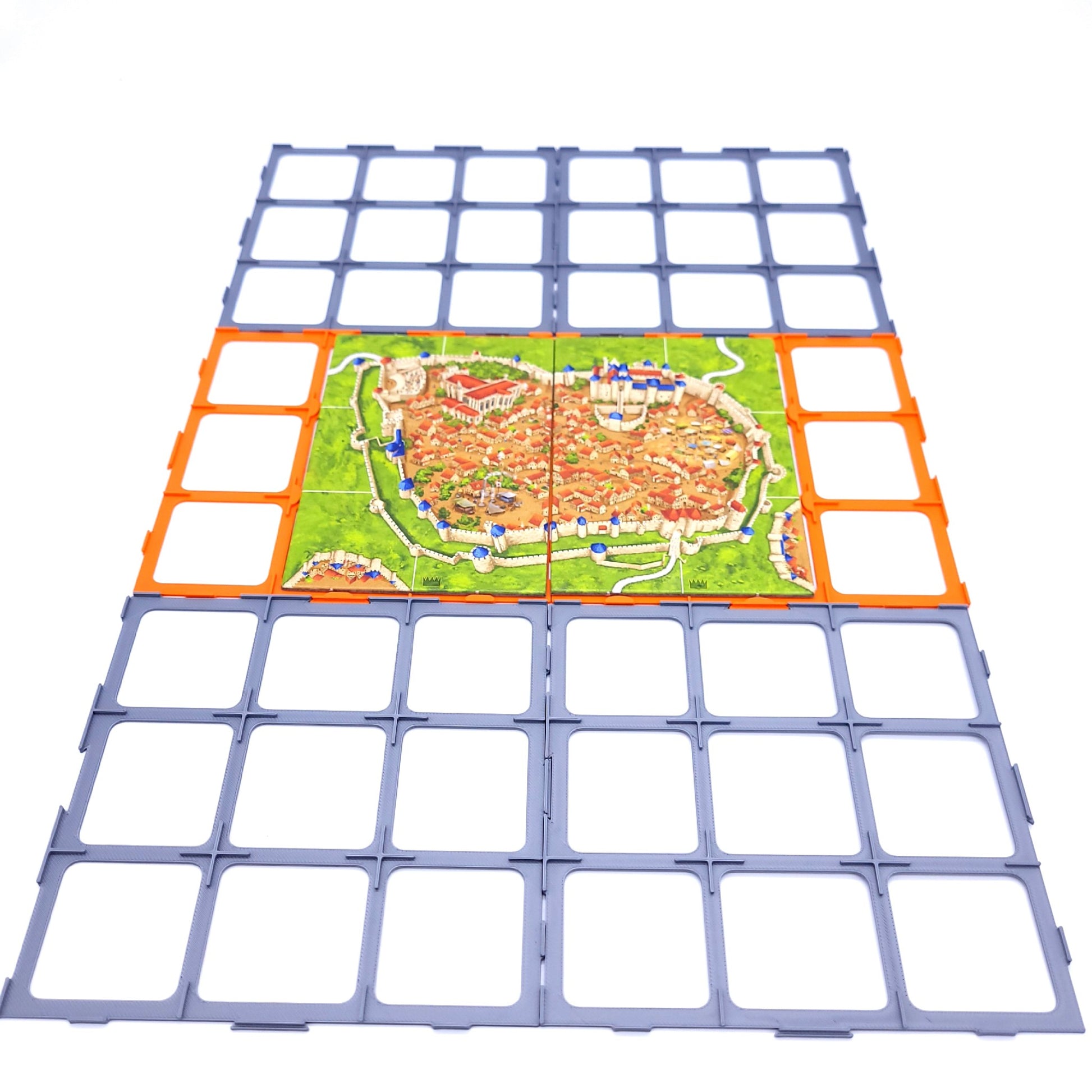 Carcassonne Startgitter fuer Graf, Koenig und Konsorten