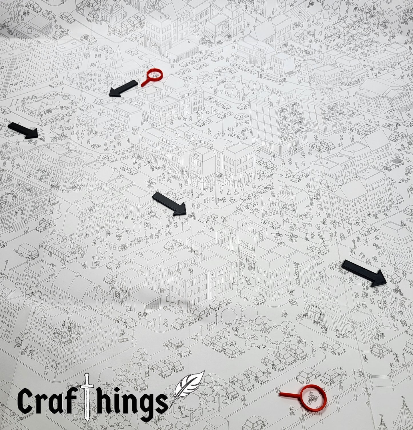 Hinweismarker passend für Micro Macro Crime City