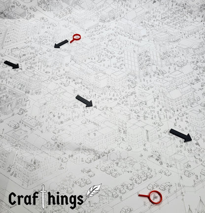 Hinweismarker passend für Micro Macro Crime City