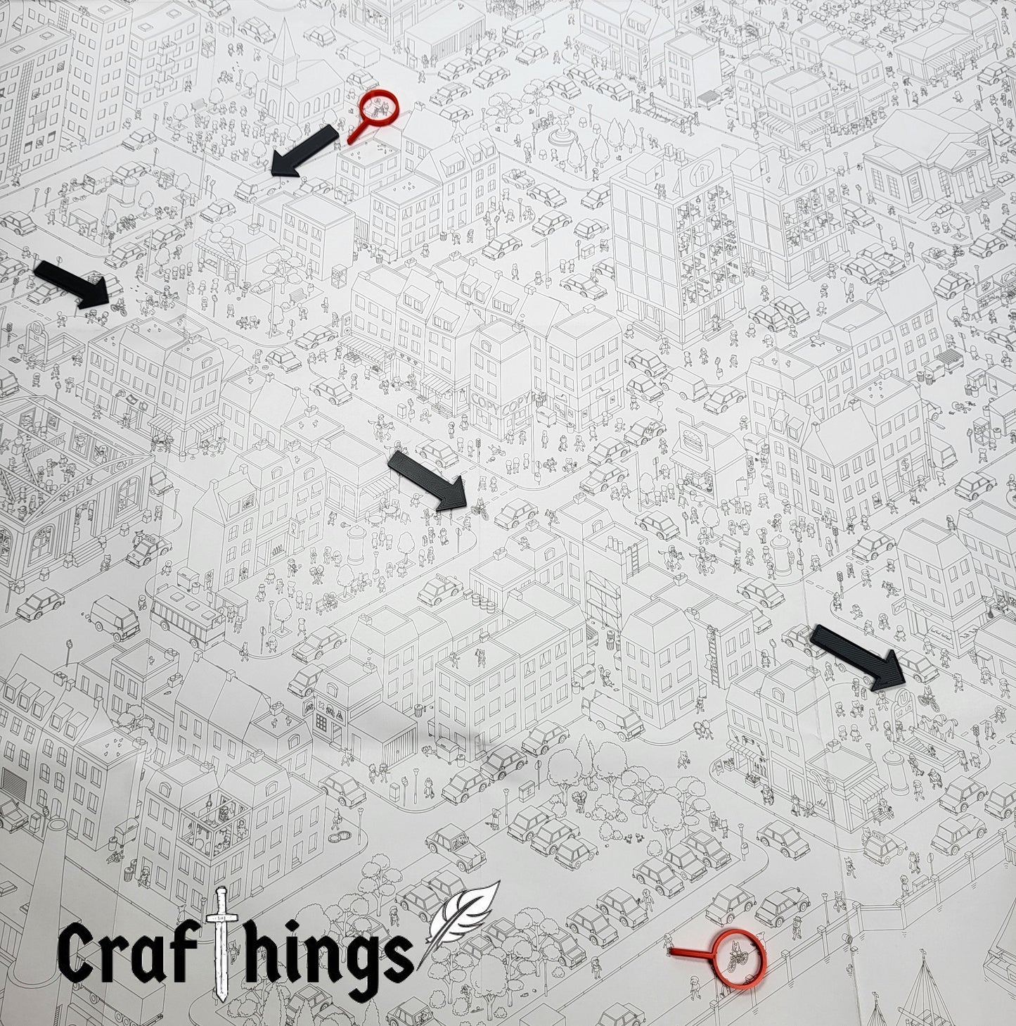 Hinweismarker passend für Micro Macro Crime City
