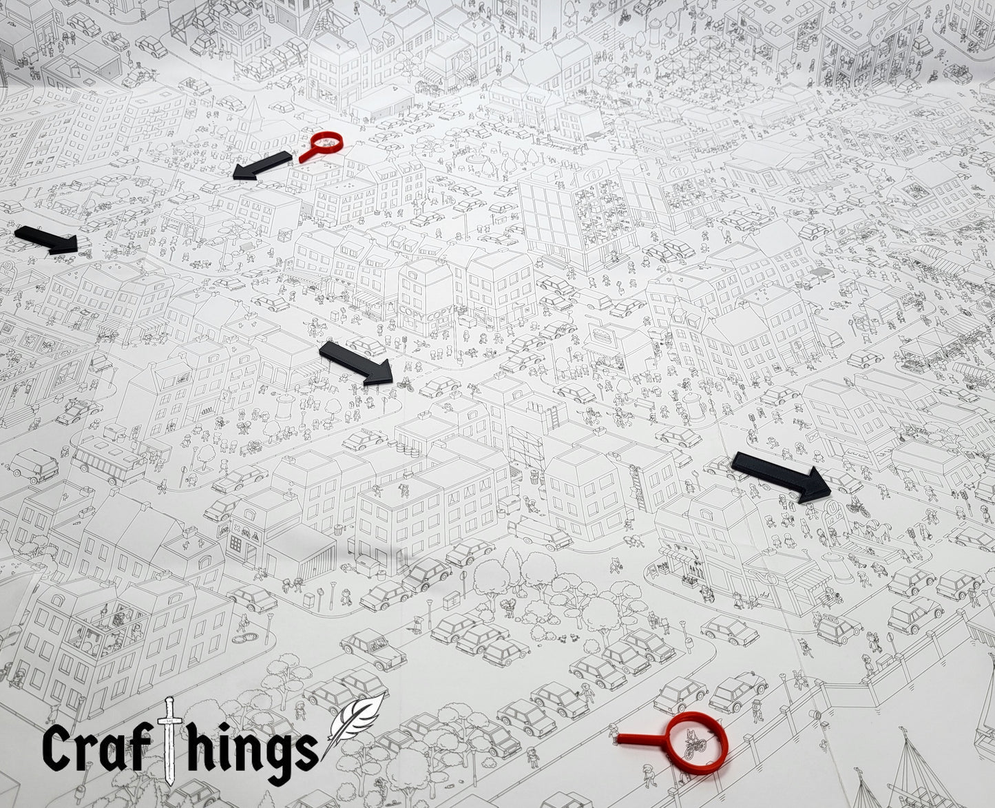 Hinweismarker passend für Micro Macro Crime City