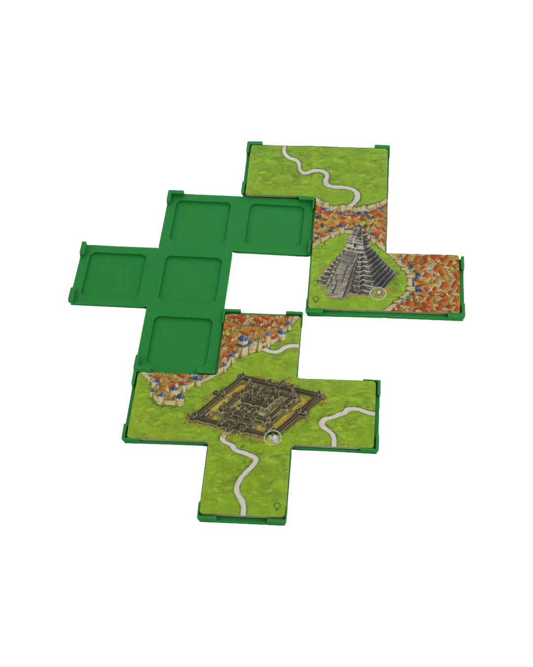 Gitteraufsätze passend für Carcassonne Wunder der Menschheit II