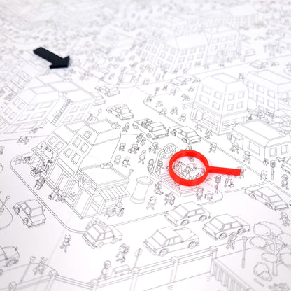 Hinweismarker Micro Macro Crime City