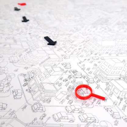 Hinweismarker Micro Macro Crime City