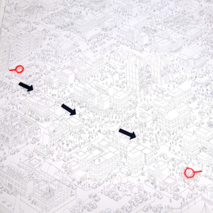 Hinweismarker Micro Macro Crime City