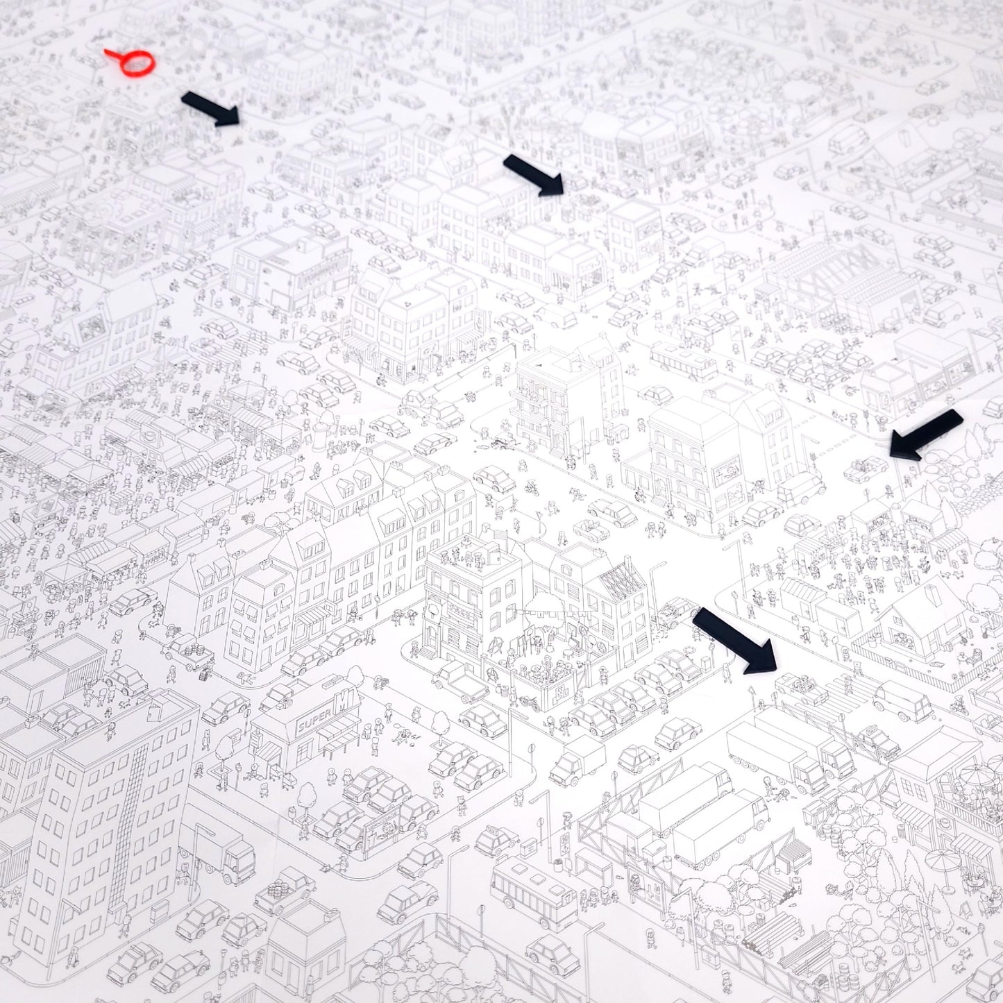 Hinweismarker Micro Macro Crime City