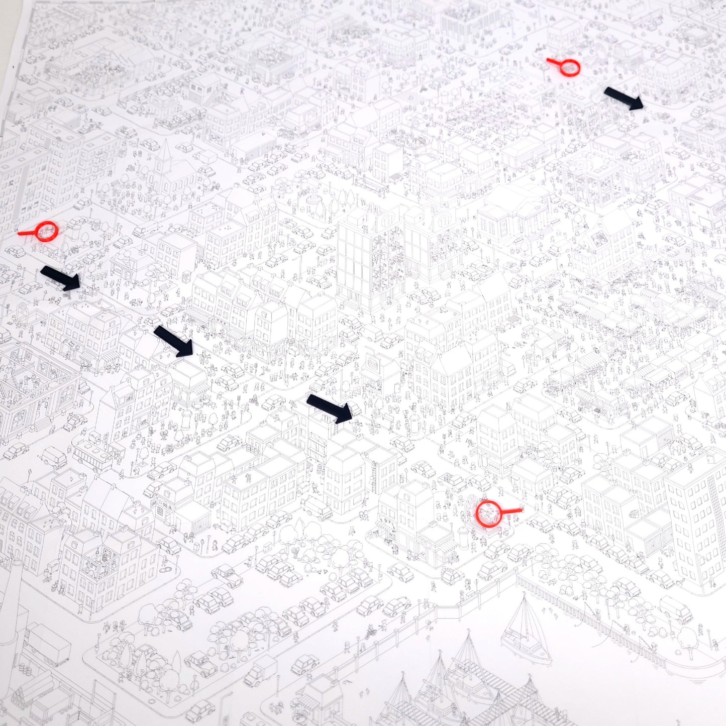 Hinweismarker Micro Macro Crime City