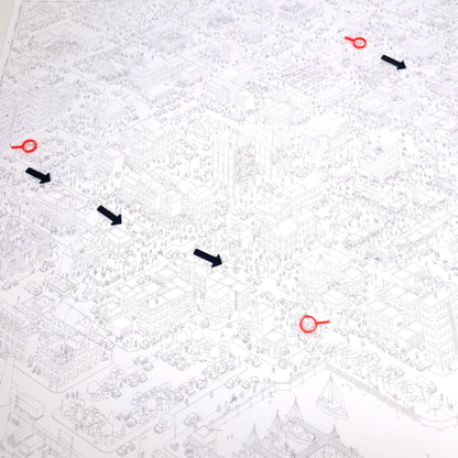 Hinweismarker Micro Macro Crime City