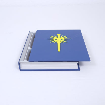 Tabletop Buch zur Lagerung von Würfeln, Figuren und Items