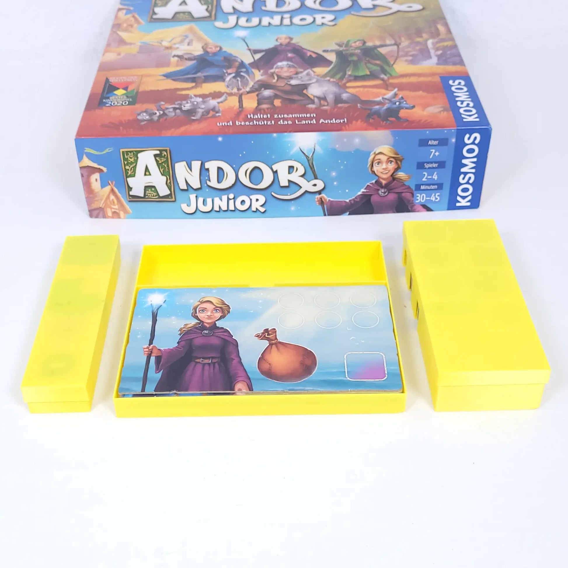 Aufbewahrungsboxen für Andor Junior – Organizer für Token, Karten und Würfel