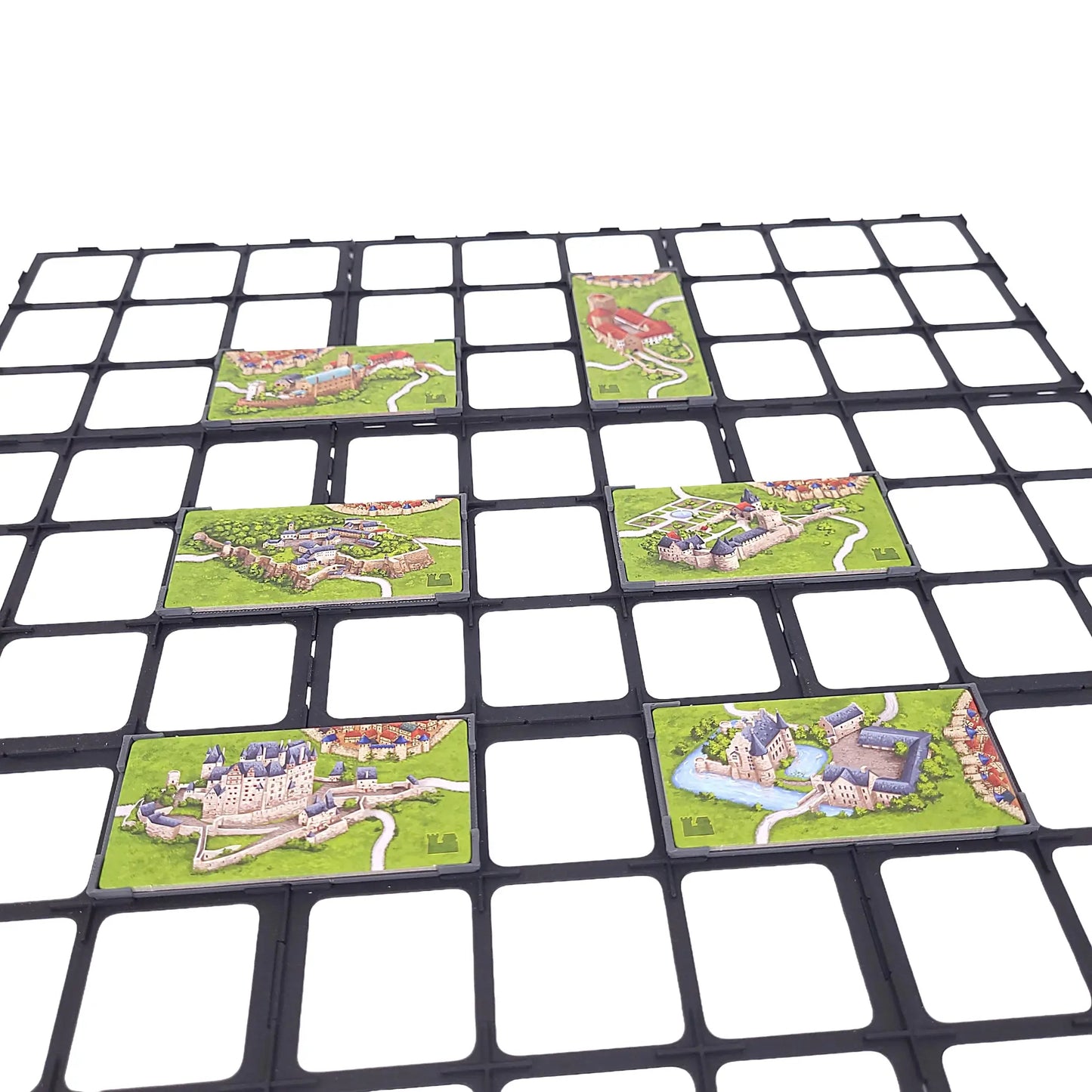 Carcassonne Zubehör: passender Gitteraufsatz für Burgen in Deutschland Erweiterung