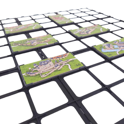 Carcassonne Zubehör: passender Gitteraufsatz für Burgen in Deutschland Erweiterung