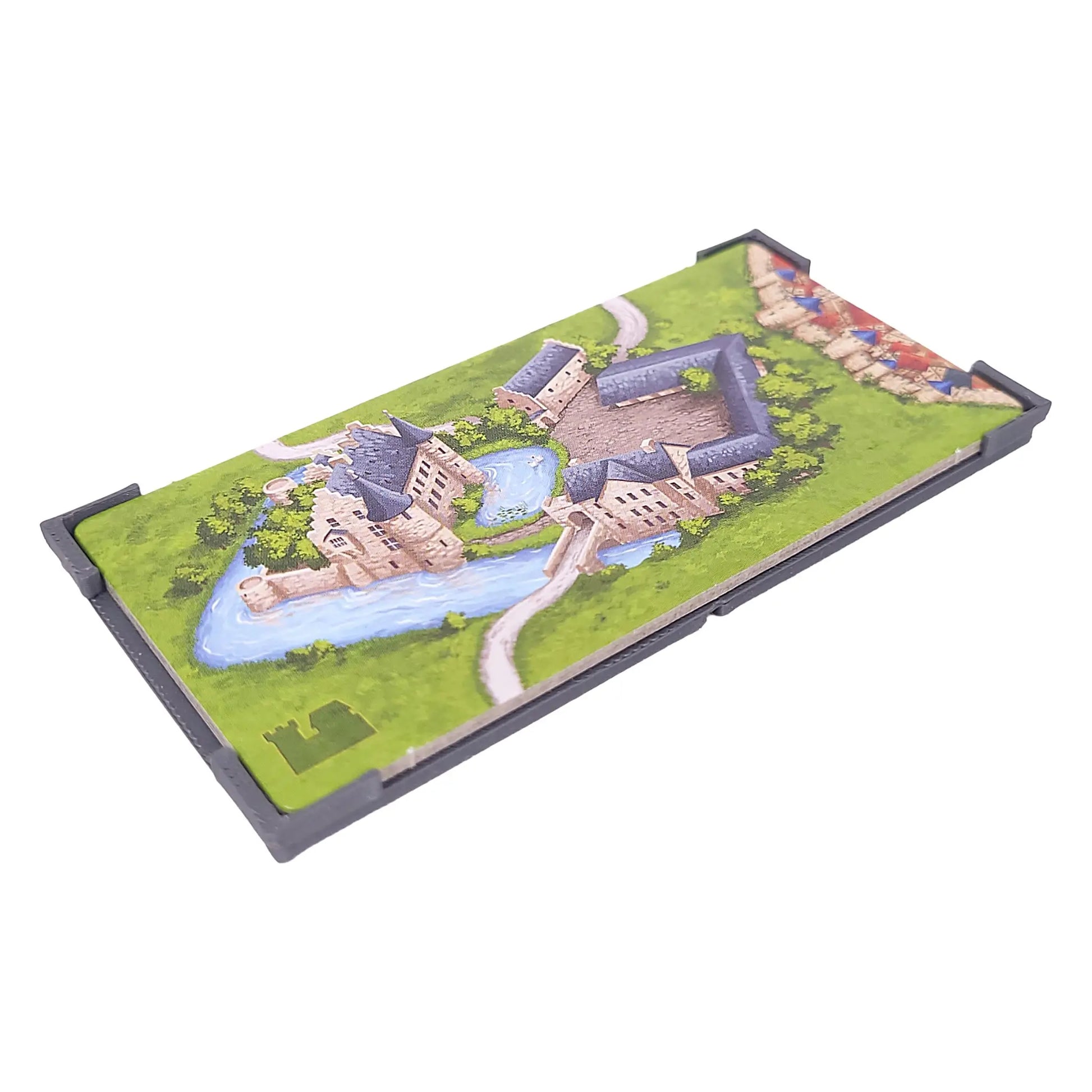 Carcassonne Zubehör: passender Gitteraufsatz für Burgen in Deutschland Erweiterung