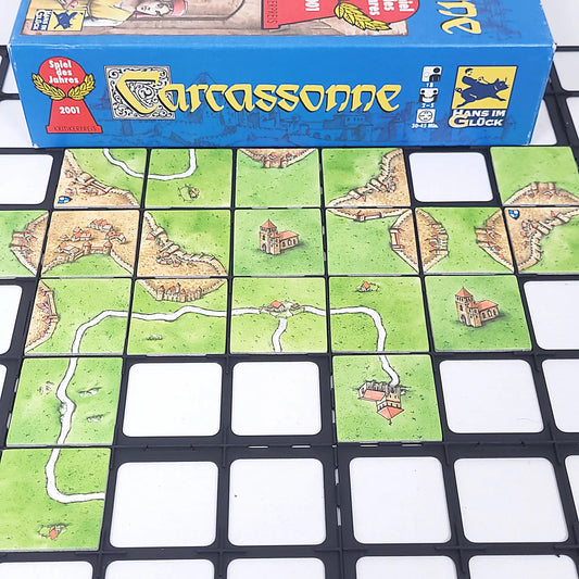 3D-gedrucktes Carcassonne-Zubehör: flexibles Spielgitter für mehr Ordnung