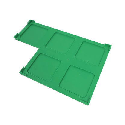 Gitteraufsatz für Carcassonne – passend zur Erweiterung „Wunder der Menschheit (1)“ zur sicheren Platzierung großer Plättchen