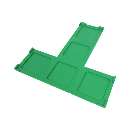 Gitteraufsatz für Carcassonne – passend zur Erweiterung „Wunder der Menschheit (1)“ zur sicheren Platzierung großer Plättchen