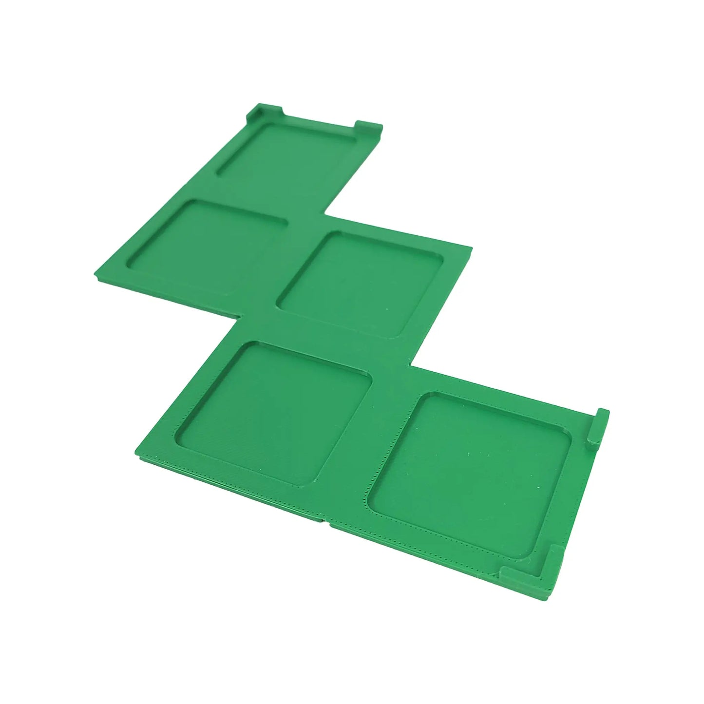 Gitteraufsatz für Carcassonne – passend zur Erweiterung „Wunder der Menschheit (1)“ zur sicheren Platzierung großer Plättchen