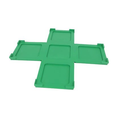 Gitteraufsatz für Carcassonne – passend zur Erweiterung „Wunder der Menschheit (2)“ zur sicheren Platzierung großer Plättchen