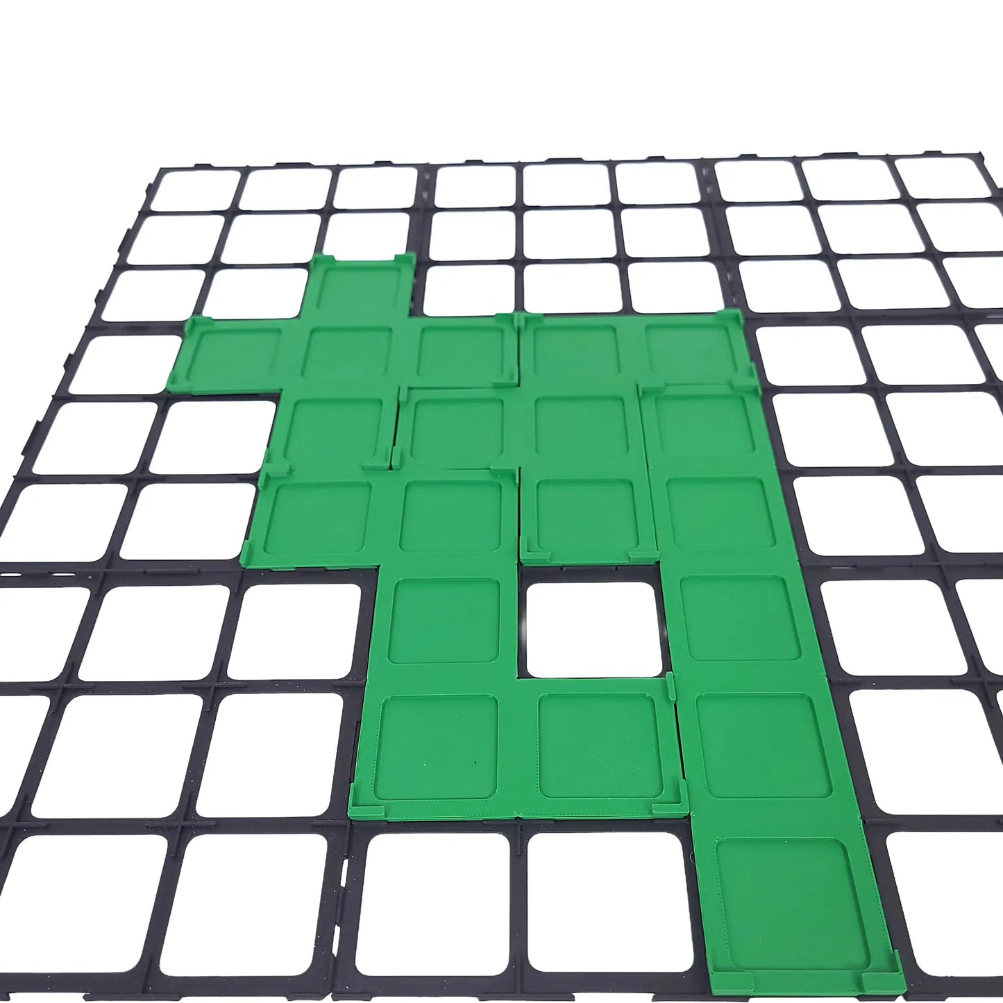 Gitteraufsatz für Carcassonne – passend zur Erweiterung „Wunder der Menschheit (2)“ zur sicheren Platzierung großer Plättchen