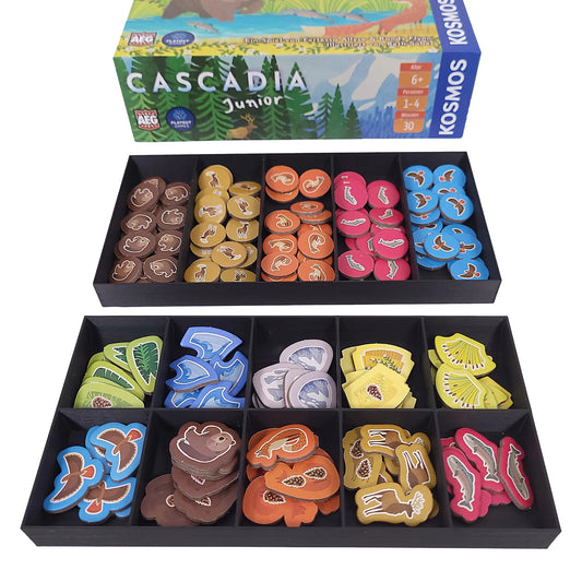 Organizer für Cascadia Junior, zwei Boxen zur Aufbewahrung des Spielmaterials