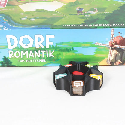 Aufbewahrungsbox für Dorfromantik-Auftragskarten – 3D-gedruckt in Deutschland