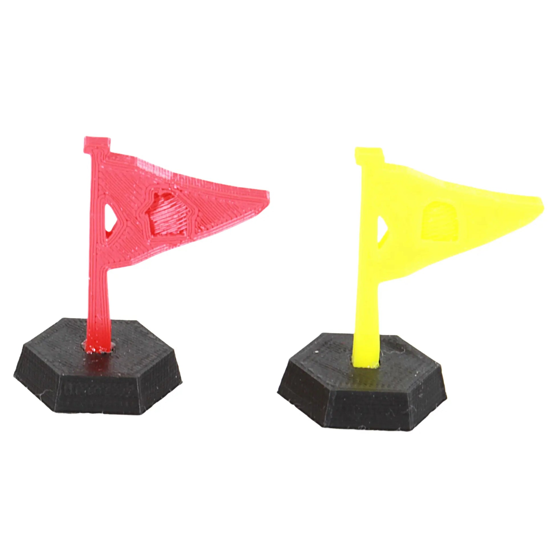 Dorfromantik Fahnen aus 3D-Druck als Spielhilfe zur Zielmarkierung