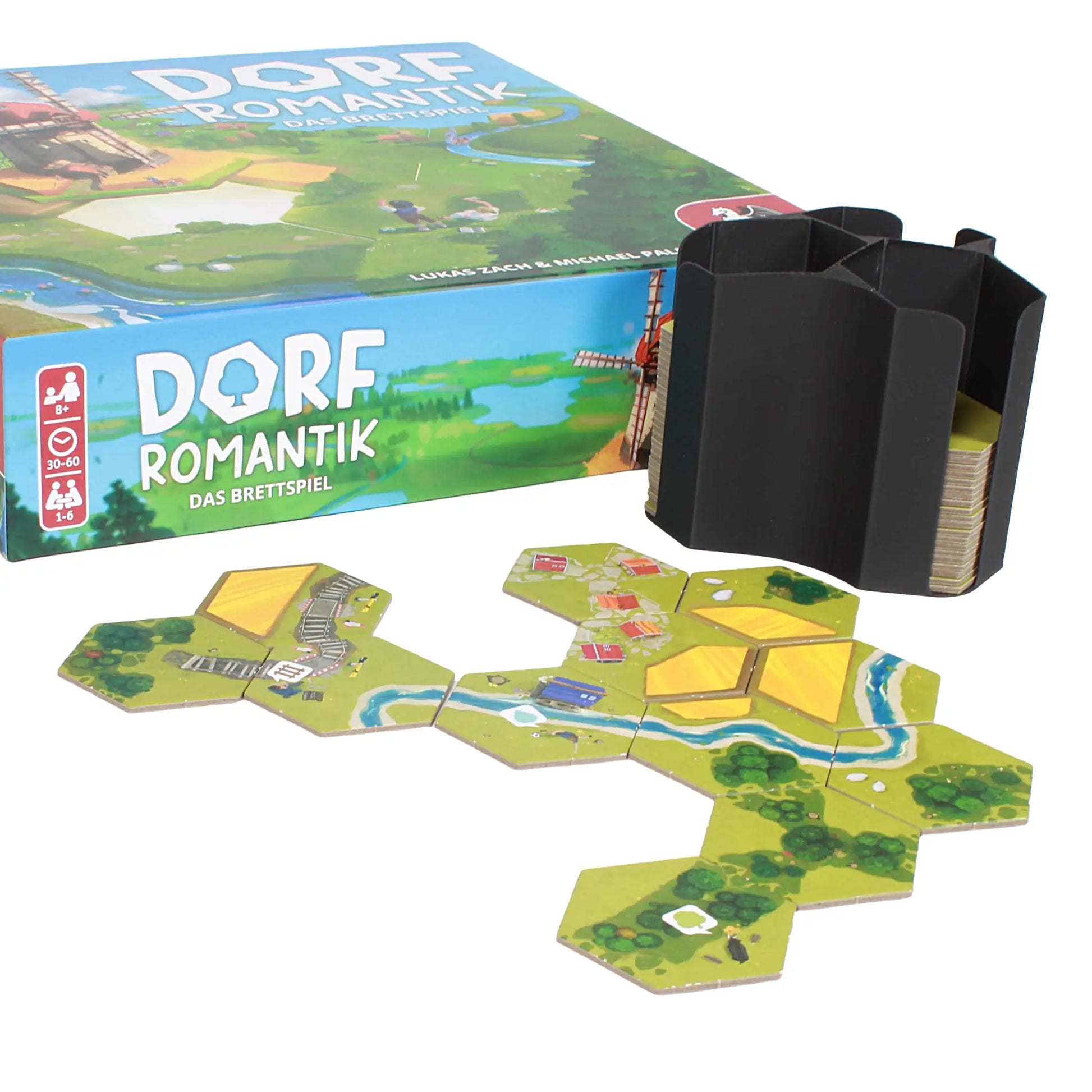 Dorfromantik Zubehör: Plättchenturm für Landschafts- und Auftragsplättchen