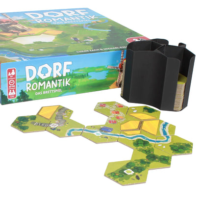 Dorfromantik Zubehör: Plättchenturm für Landschafts- und Auftragsplättchen