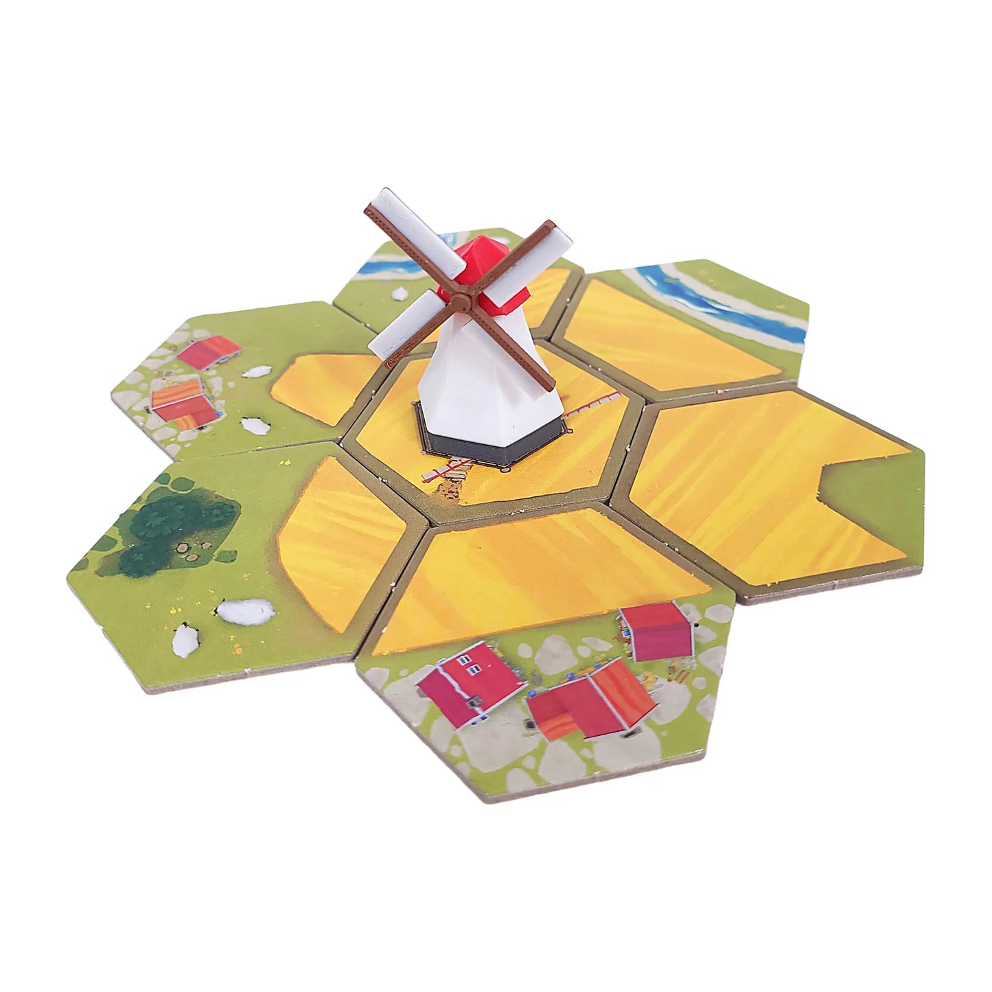 Dorfromantik Windmühle – passender Spielmarker als Zubehör für das Brettspiel