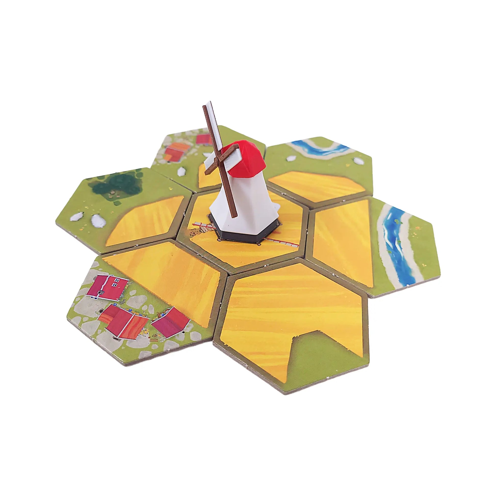 Dorfromantik Windmühle – passender Spielmarker als Zubehör für das Brettspiel