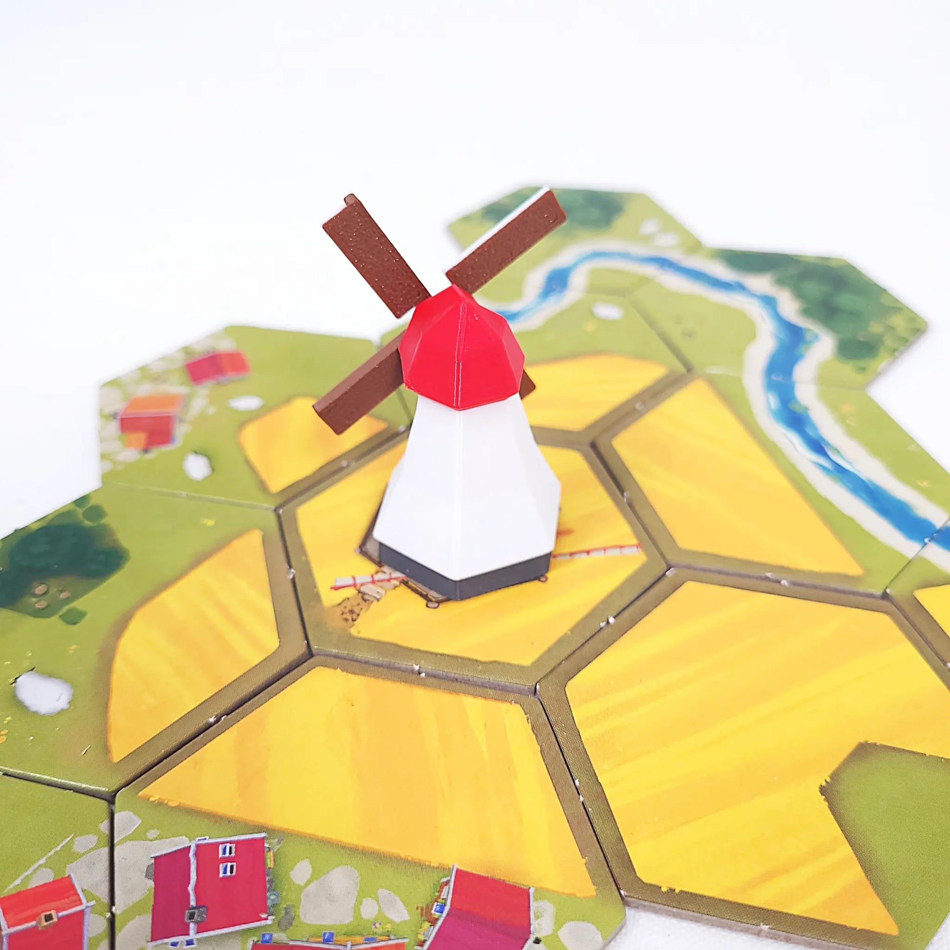 Dorfromantik Windmühle – passender Spielmarker als Zubehör für das Brettspiel