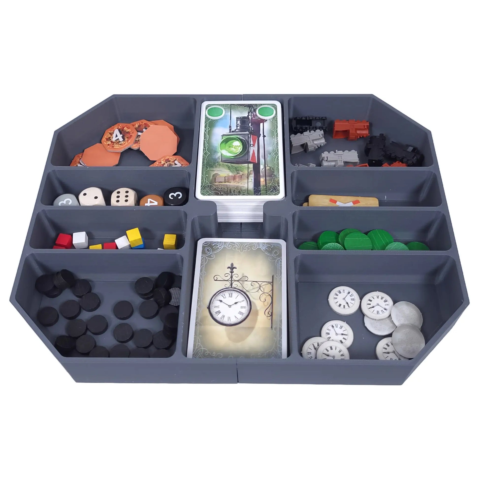 Einsatz für Switch & Signal – Organizer für Brettspielbox