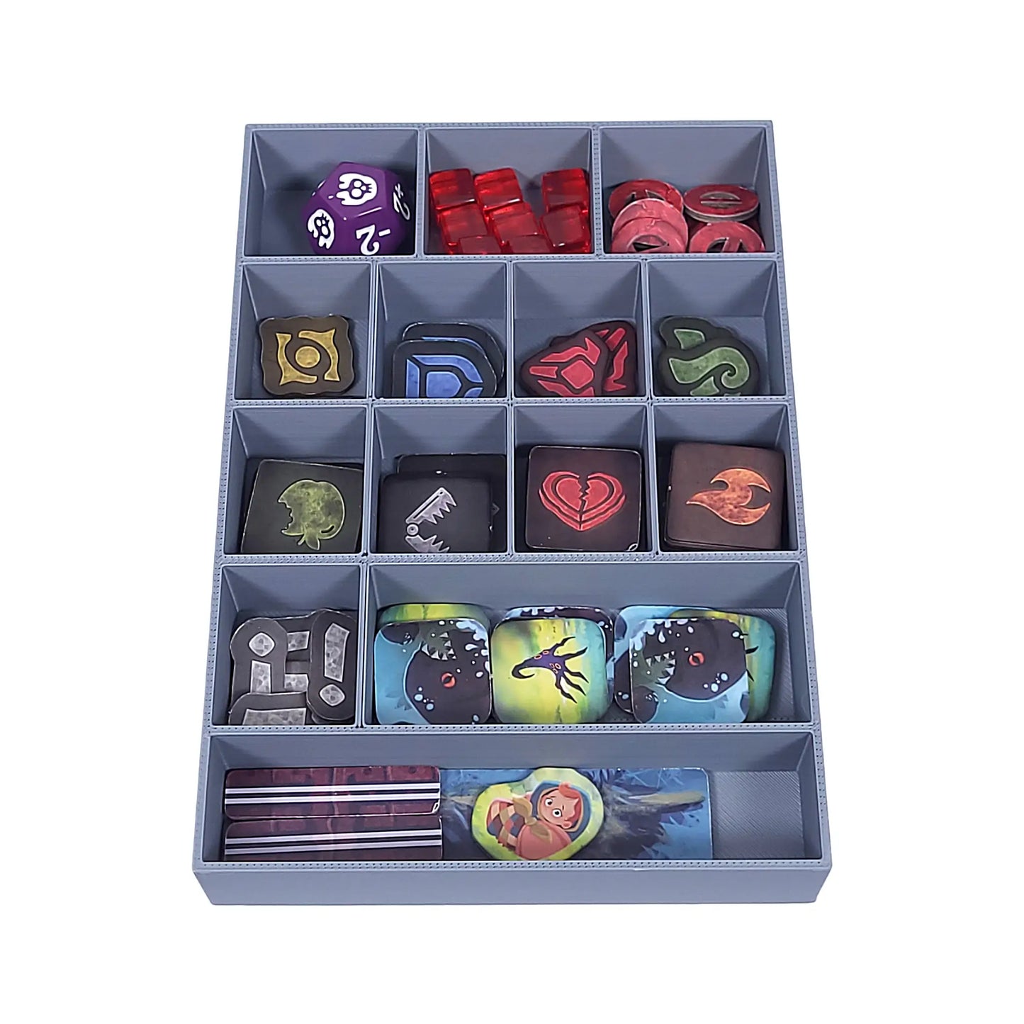 Aufbewahrungsbox für Familiar Tales – organisiert Karten & Marker
