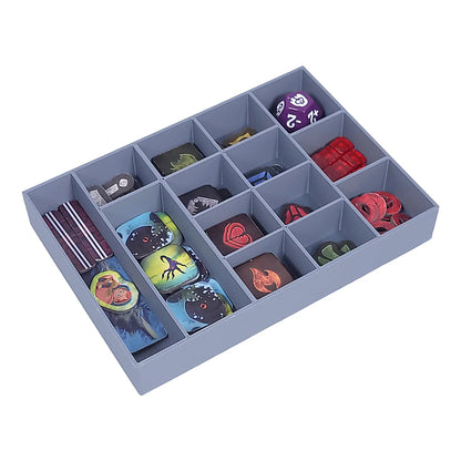 Aufbewahrungsbox für Familiar Tales – organisiert Karten & Marker