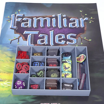 Aufbewahrungsbox für Familiar Tales – organisiert Karten & Marker