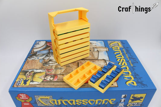 Figuren Aufbewahrungsboxen passend für Carcassonne