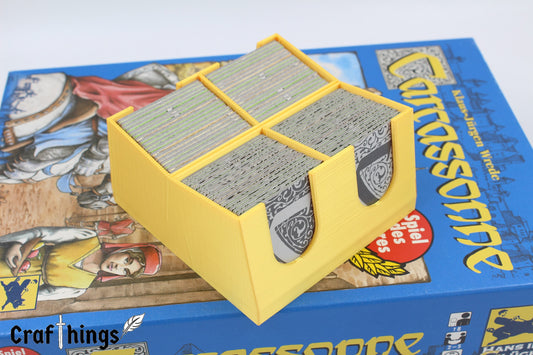 Plättchenbox passend für Carcassonne