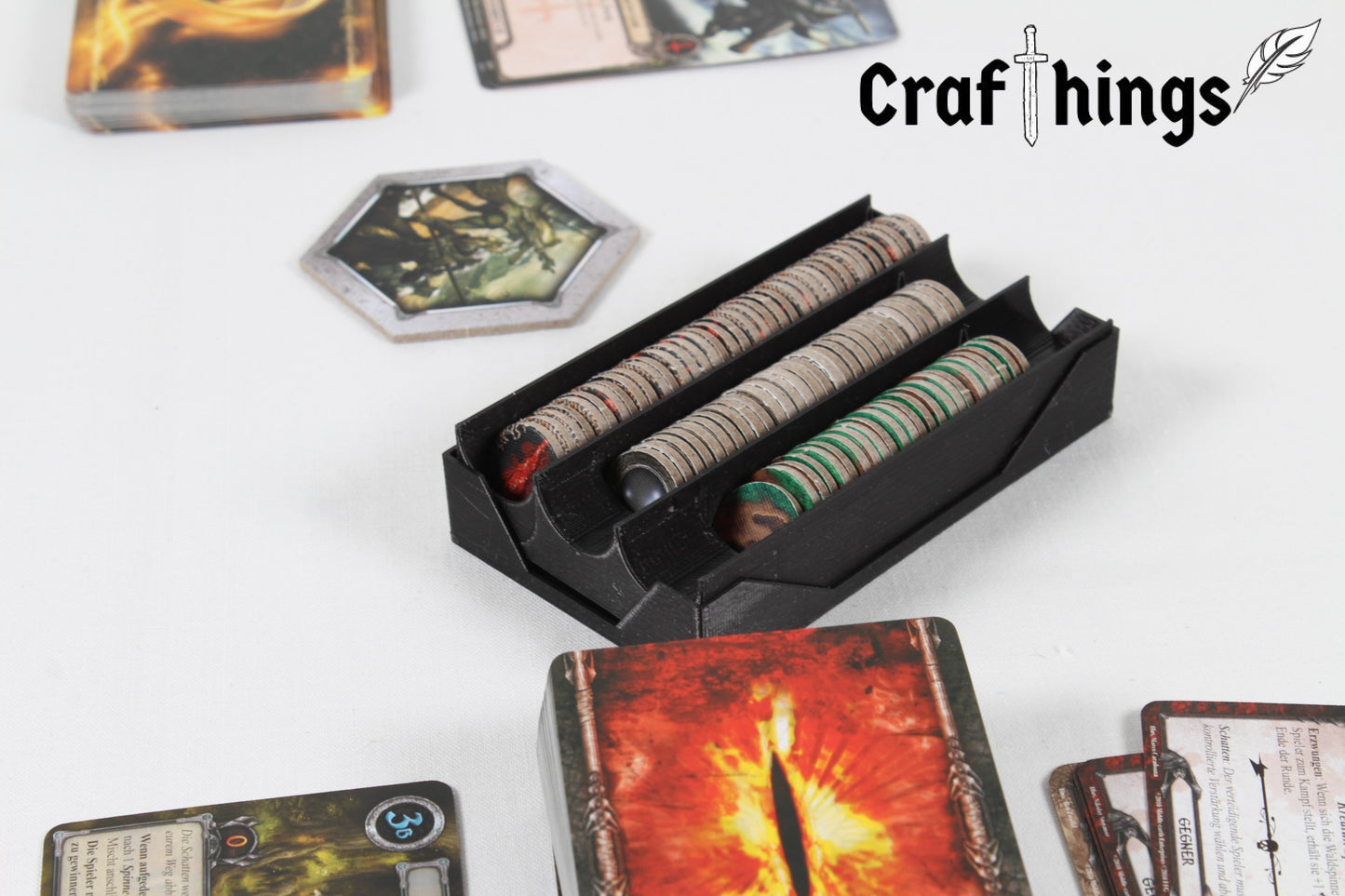 Token Aufbewahrungsbox passend für Herr der Ringe LCG