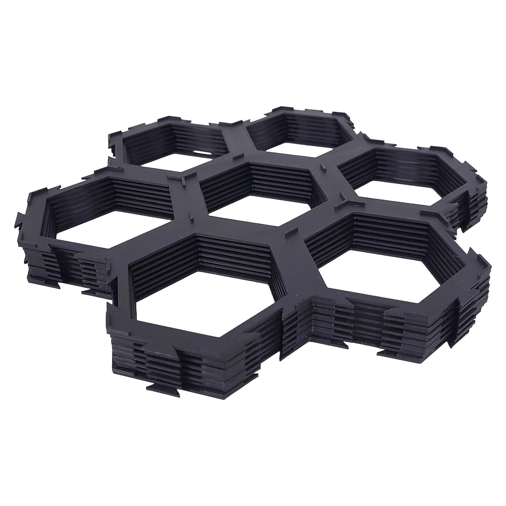 Spielgitter passend für Karak 2, ideal zur stabilen Ablage der sechseckigen Plättchen auf dem Spieltisch.