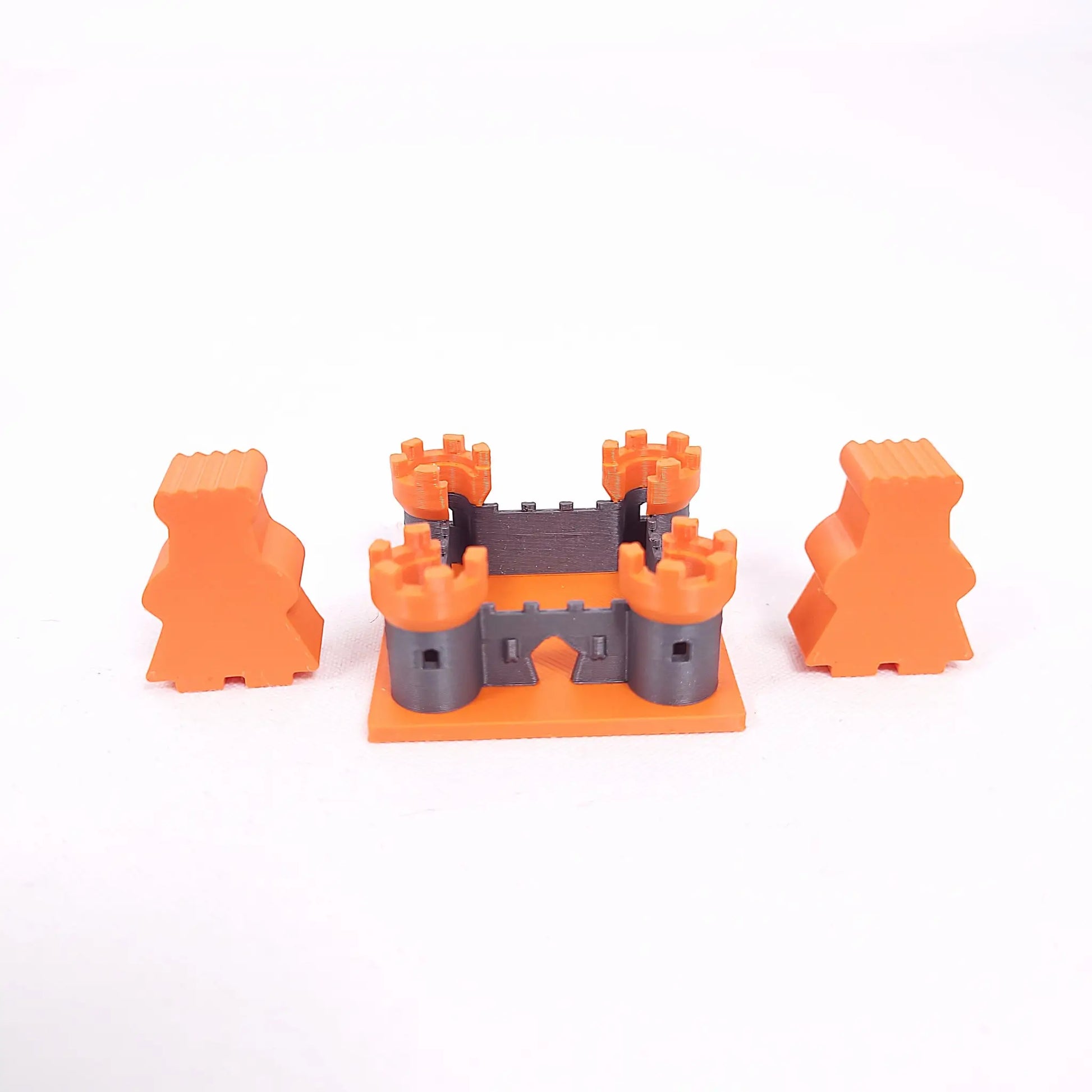 Set aus 3D-Burgen und Königen als Upgrade für Kingdomino